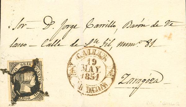 0000116001 - Aragon. Postal History