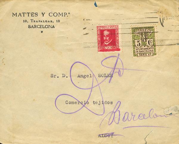 0000117091 - Catalonia. Postal History