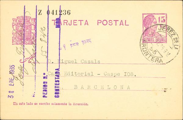 0000117100 - Andalucía. Historia Postal