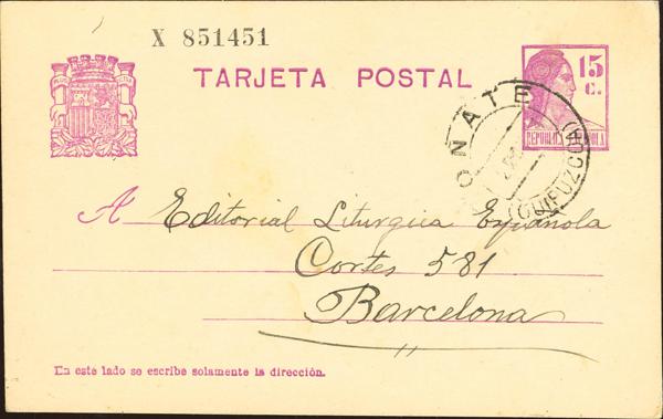 0000117111 - País Vasco. Historia Postal