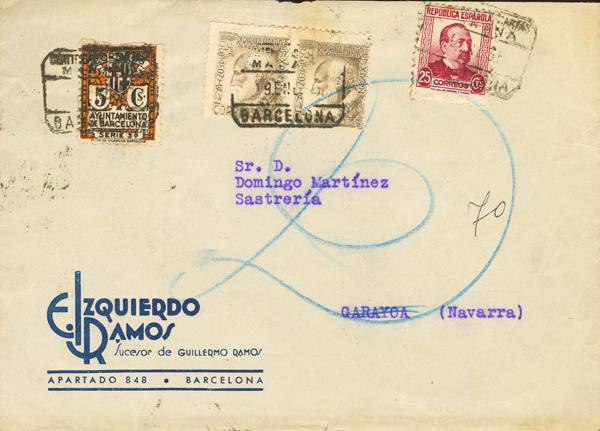 0000117156 - Catalonia. Postal History