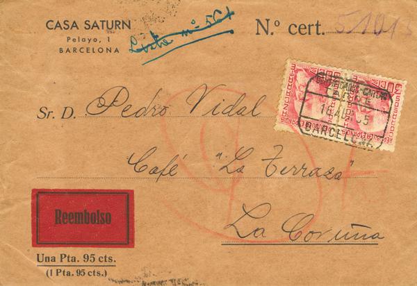 0000117158 - Catalonia. Postal History