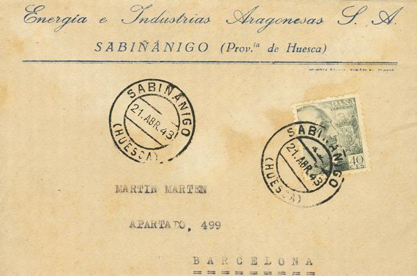 0000117178 - Aragon. Postal History