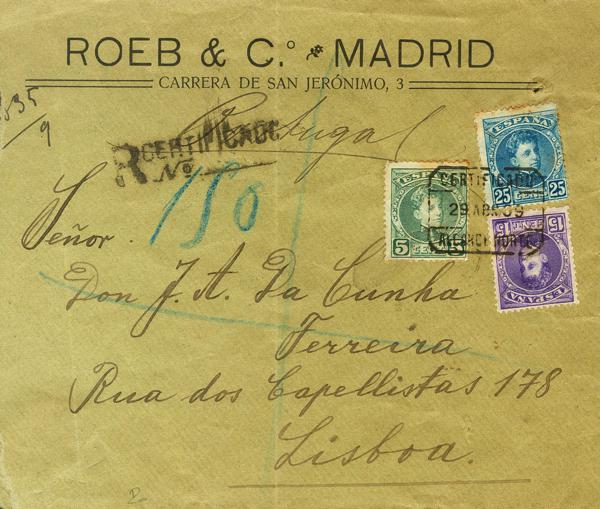 0000117888 - España. Alfonso XIII Correo Certificado