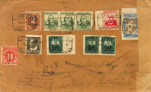 0000118141 - Spain. Spanish Republic Registered Mail