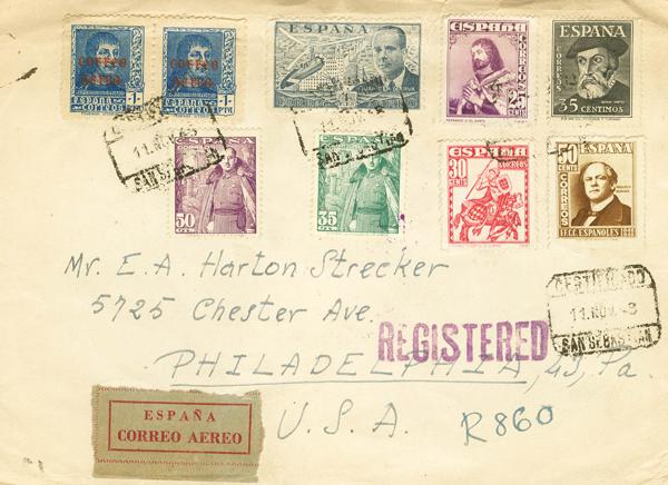 0000124857 - Spain. Spanish State Registered Mail