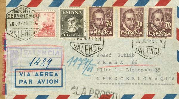 0000124876 - Spain. Spanish State Registered Mail