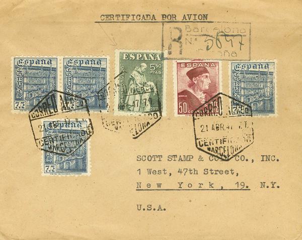 0000124877 - Spain. Spanish State Air Mail