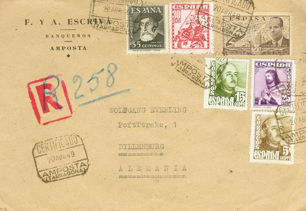 0000124895 - Spain. Spanish State Registered Mail