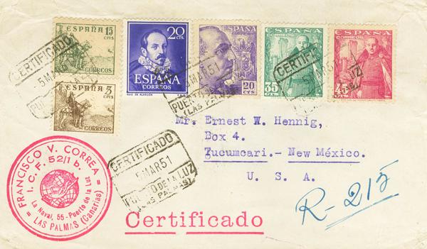 0000124906 - Spain. Spanish State Registered Mail